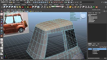 Tutorial - Creating A Stylized Car In Maya: The Complete Workflow - Part 1-8