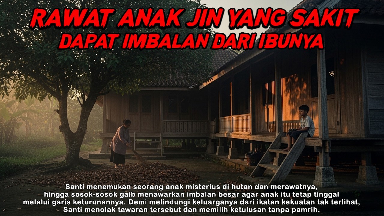 KISAH NYATA ‼️ RAWAT ANAK JIN YANG SAKIT DAPAT IMBALAN TAK TERDUGA DARI IBUNYA - cerita horor