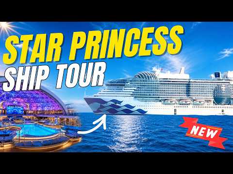 ESSENTIAL Ship Tour of Star Princess - ⏰ IN 28 MINUTES! #princesscruises #starprincess