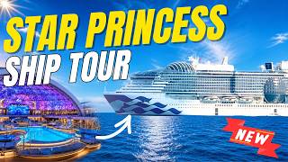 ESSENTIAL Ship Tour of Star Princess - ⏰ IN 28 MINUTES! #princesscruises #starprincess