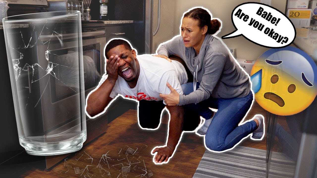 Glass Stuck In My Eye Prank!! *SHE FREAKED OUT* YouTube