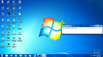 How to change TEXT STYLE AND SIZE in notepad WIN 7