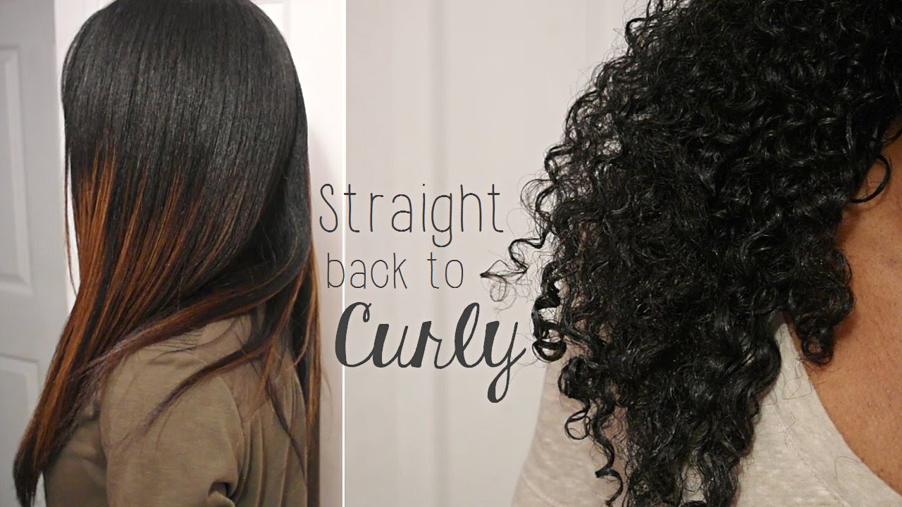 Natural Hair Straight Back To Curly A Review Youtube