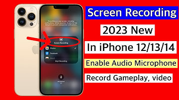 How To Screen Record On iPhone ||Enable Audio Microphone, Record Gameplay, video ||