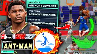 Playing Realistically in Random Rec on 6'4 Anthony Edwards Build *ONLY His Signature Moves* NBA 2K27