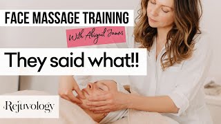 Face massage training