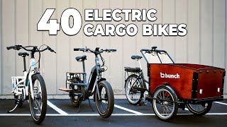 40 Electric Cargo Bikes of The Year