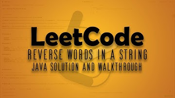 LeetCode 151. Reverse Words in a String || Java Solution Walkthrough