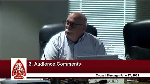 Peters Township Council - Regular Meeting - June 27, 2022