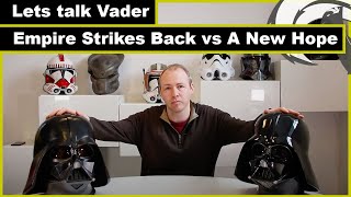 Darth Vader helmet  The Empire Strikes Back Comparison