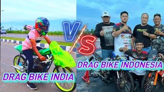DRAG BIKE INDONESIA 🇮🇩 VS DRAG BIKE INDIA 🇮🇳. kumpulan video drag bike india