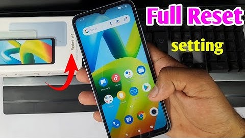 Redmi A1 factory data reset setting | Redmi a1 ko format kaise kare | redmi A1 ko reset kaise kare