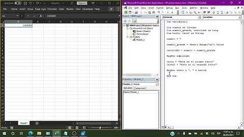 05 Macros Excel. Programación VBA, Variables con textos y concatenación