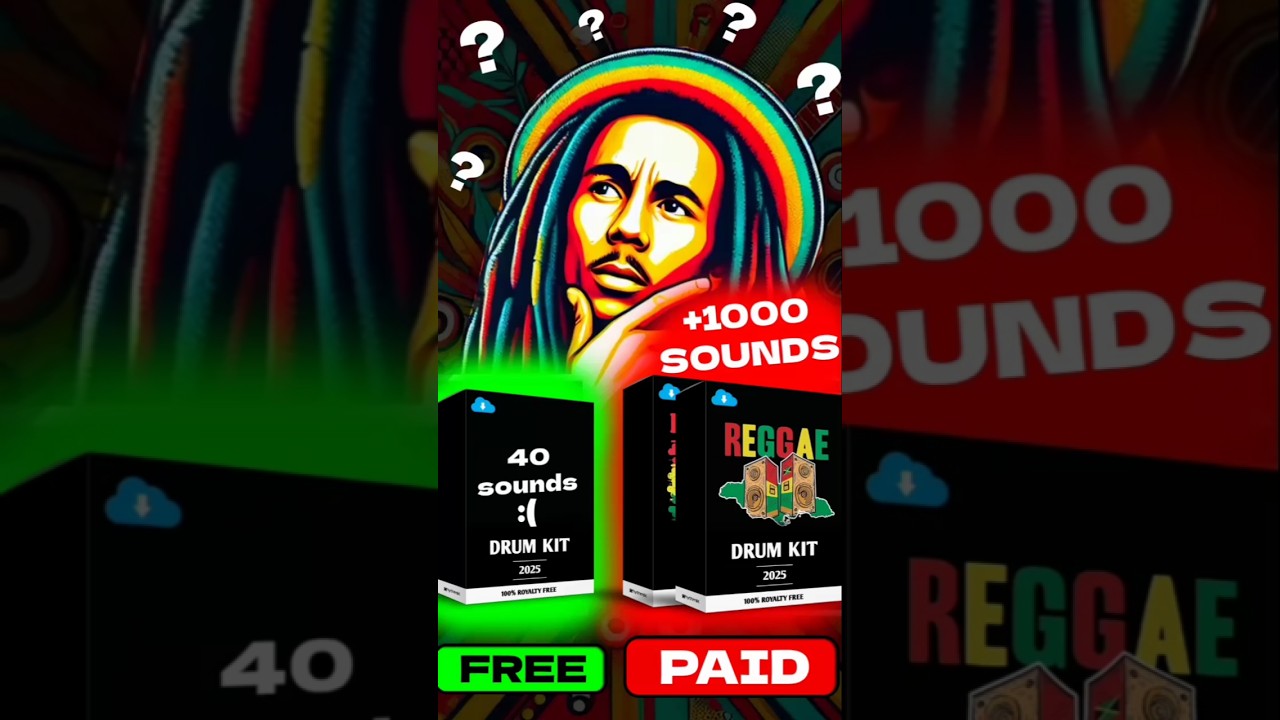 (100% ROYALTY FREE) Reggae Drum Kit 2025 