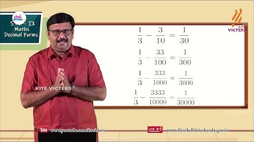 First Bell 2.0 STD 09 Mathematics Class 13