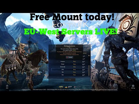 Lost Ark FREE Mount Today! EU-West Region Server are LIVE!