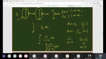 Improper Integrals Gamma and Beta functions