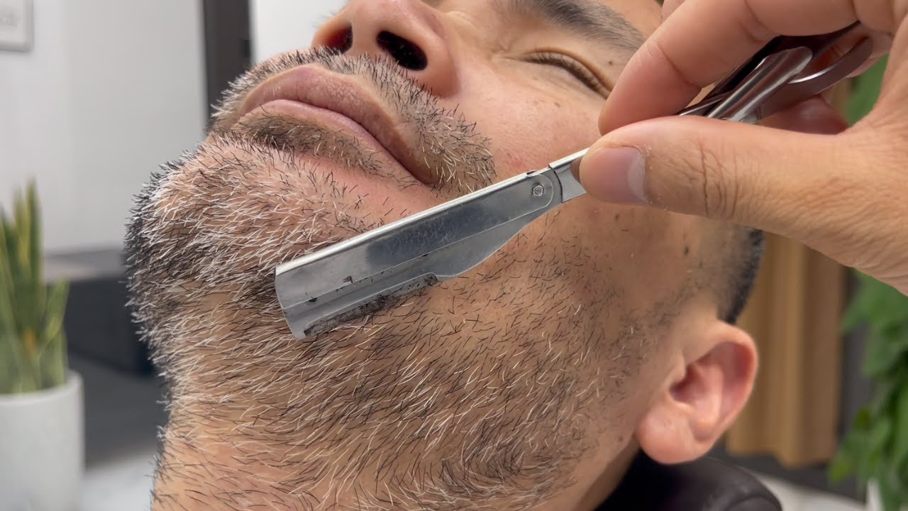 ASMR 🧔 FOR A GOOD SLEEP 🤫 SHAVING BEARDS AND DEAD SKIN FOR MAN | SHAVING ASMR EP443
