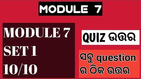 Nistha Module 7 set 1 || #Nistha training