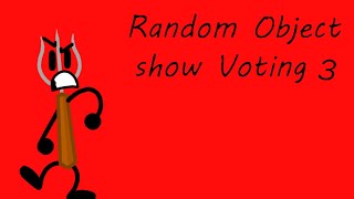 Object show Voting 3