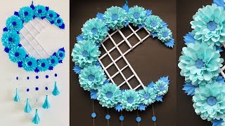 #paperwallhanging#paperflower#walldecor a beautiful decoration for
your home. heart of flowers that can decorate wall or any other home
interiors. if yo...