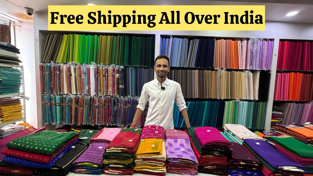 Bangalore Wholesale Pure Mysore Silk Saree | Crepe Saree | Viscose Saree | Grepe Georgette