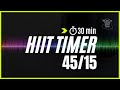 My best timer for leg workout 30 min of 4515 with energetic music  mix 65