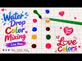 Amazing Water Drop Color Mixing 💧🌈 | Most Satisfying ASMR Relaxing Video Ever!