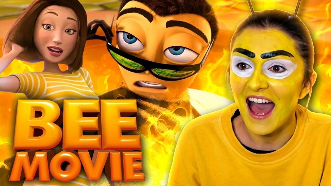 Watching "THE BEE MOVIE" as a BEE!!