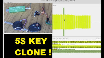 hacking & clonning my garage key with URH ( Universal radio Hacker ) and ARDUINO DIGISPARK + FS1000A