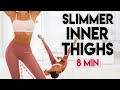 SLIM INNER THIGHS (get results) | 8 minute Workout