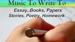Music To Listen To While Writing - Essays, Papers, Stories, Poetry, Songs  - Durasi: 47:04. 
