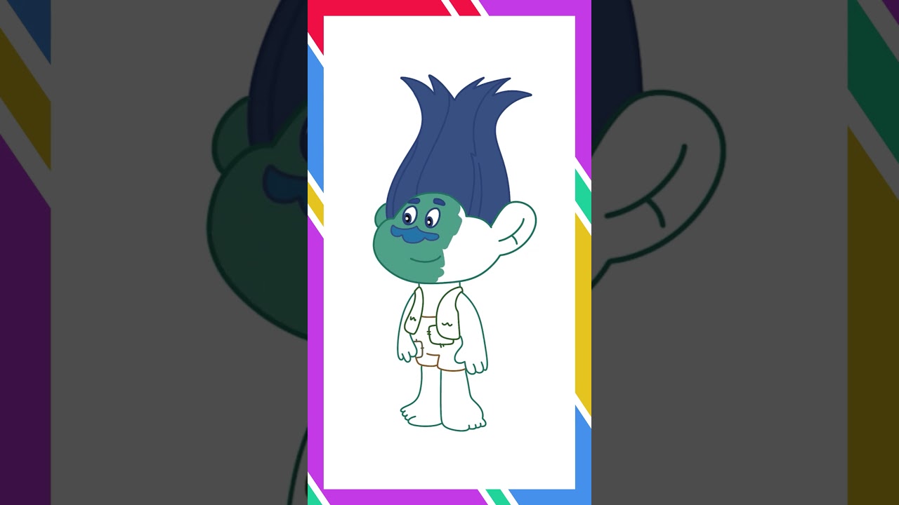Drawing Branch | Trolls Cartoon