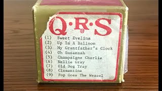 Large Piano Roll Identified As Connorized 6584 Grandfathers Medley