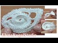 3D Crochet Beautiful Leaf Tutorial 53 단계별 크로 셰 뜨개질