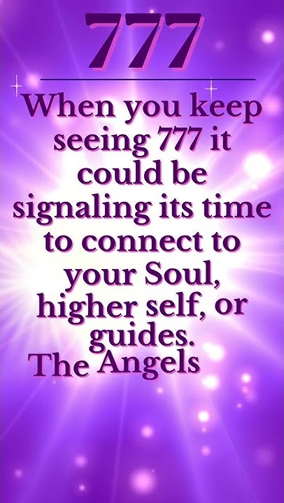 777 Angel Number Meaning - YOU ARE PSYCHIC! Angel Messages, Angelic ...