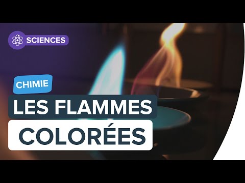 Vidéo: De quelle couleur de flamme est le fer ?