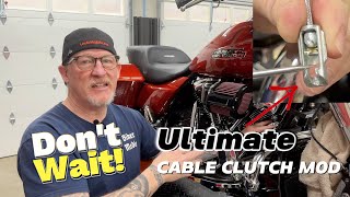 Every Harley Owner With A Cable Clutch MUST FIX THIS! DIY