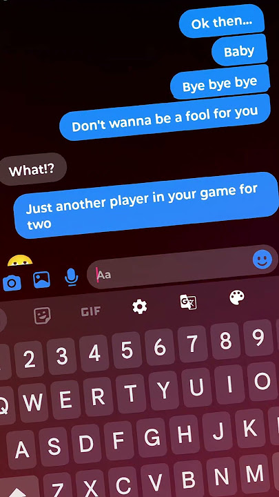 Bye bye bye - Chat Lyrics 💀