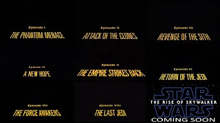 All Star Wars Films at Once (Trailer)