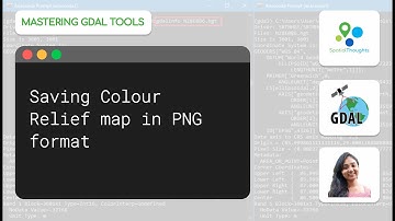 Saving Color Relief Map in PNG Format - Mastering GDAL Tools