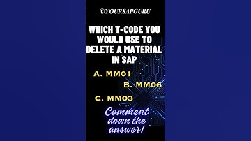 Day21 Level Up Your SAP Skills: Quiz Time with 100 days challenge #shorts#education#youtube#learning