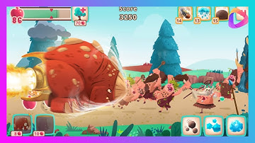 Dino Bash: Rocky and Rambo vs Buck of Cavemans