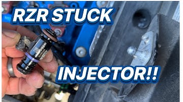 RZR Stuck Injector!!
