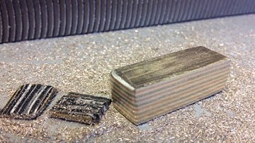 Making gold mokume gane for rings