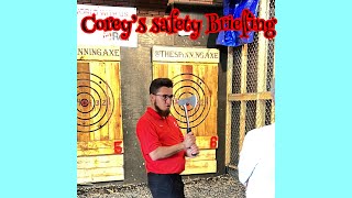 Learn Safe Axe throwing from Corey
