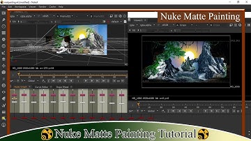 Nuke Matte Painting Tutorial || Matte Painting In Nuke Using Photoshop ||2D To 3D Camera Projection