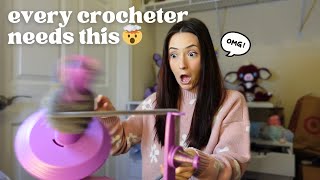 Upgrade Your Crochet Game with This Revolutionary Yarn Tool | Etcokei Automatic Yarn Winder Review