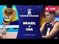 Brazil v USA - Group 1: 2017 FIVB Volleyball World League