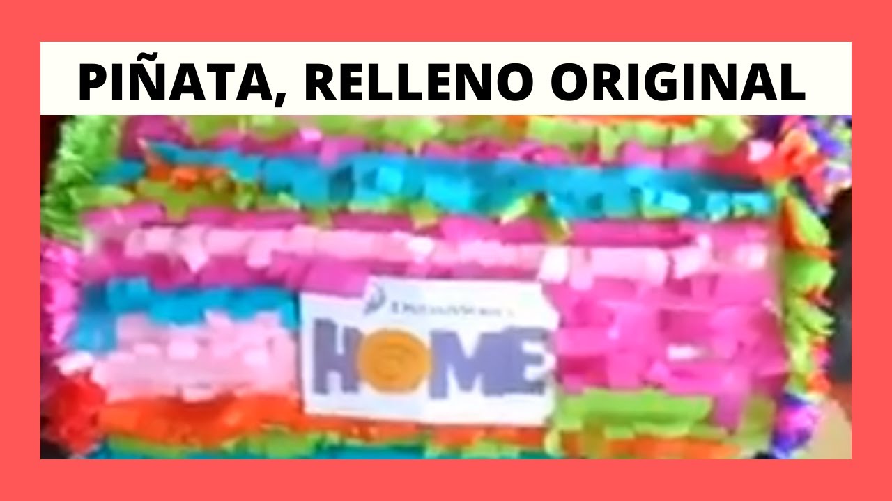 PIÑATA Y RELLENO ORIGINAL/ PIÑATA DE HOME NO HAY LUGAR COMO EL HOGAR/  gotitadeaguaadm 